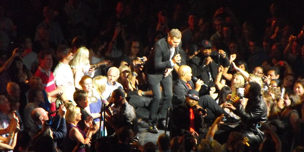 Michael Buble performs his hits at Malahide Castle Gig, Dublin Ireland