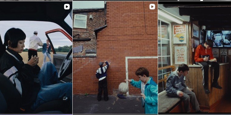 Oasis Hints Screenshot of OASIS Instagram teaser videos. 3 video collage.